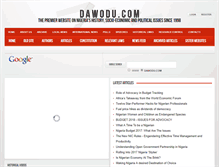 Tablet Screenshot of dawodu.com